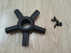 ถอนตัวฐานเท้า 5 ดาว อุปกรณ์เสริมเก้าอี้หมุน เก้าอี้โครม/สเปรย์ Bifma ขาเก้าอี้ทดสอบ