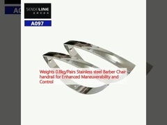 น้ําหนัก 0.8 กิโลกรัม/คู่ สแตนเลส Barber Chair handrail สําหรับการปรับปรุงการเคลื่อนไหวและการควบคุม