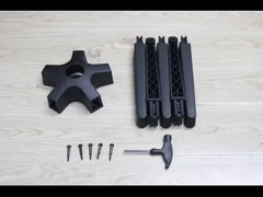 การถอดรหัสตัวกรองเท้าสํานักงาน ฐานหมุน 115 มม ความสูง BIFMA การทดสอบ