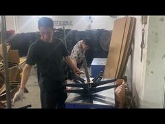 เก้าอี้สํานักงานที่ปรับได้ ฐานสวิเวล ไนลอน พลาสติก ฐานเก้าดาว ไม่มีล้อ