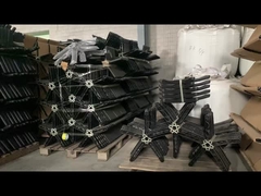 ความจุหนัก 300 ปอนด์ โรงงานที่นั่งหมุนยืน ไนลอน ดํา ขา 5 ดาว