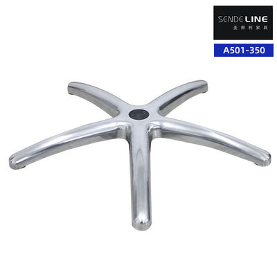 ราคาดี เก้าอี้สํานักงานเออร์กอนอมิค ฐานโลหะด้วย 360 ° ปั่นและปรับความสูง สังกะสีอลูมิเนียมทนทาน ออนไลน์