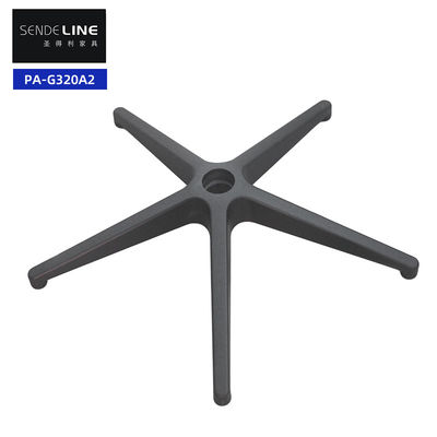 นั่งสํานักงานไนลอนปรับเปลี่ยนพื้น ergonomic ขา 5 ดาว