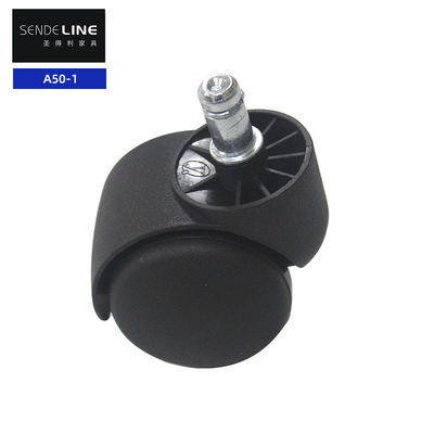 ไนลอน 50 มม โครงการสลับล้อเก้าอี้หมุนวงกลม / Thread Universal Caster Wheels