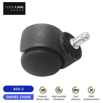 ราคาดี การทดสอบไนลอนสํานักงานเก้าอี้เปลี่ยนล้อ 50 มม แหวน / Thread Cardan Bifma ออนไลน์