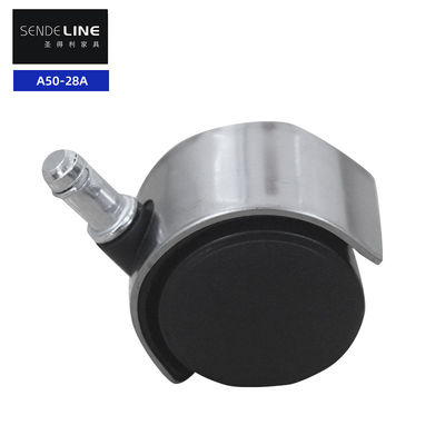 ราคาดี สีดําสแตนเลส โรงงานเก้าอี้ล้อสํารอง ไนลอน 50 มม ล้อเงียบ ออนไลน์