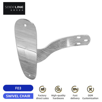 ราคาดี เก้าอี้สํานักงานโลหะโครม แทนแขน ergonomic สําหรับเก้าอี้ชั้นใหญ่ ออนไลน์