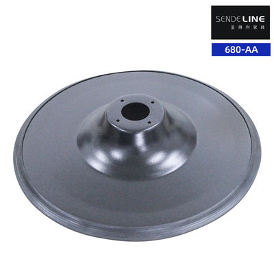 ราคาดี สีดํา Electroplated ฐานเก้าอี้ Barber สี With วงกลมสเปรย์ 3.0 ความหนาผนัง ออนไลน์