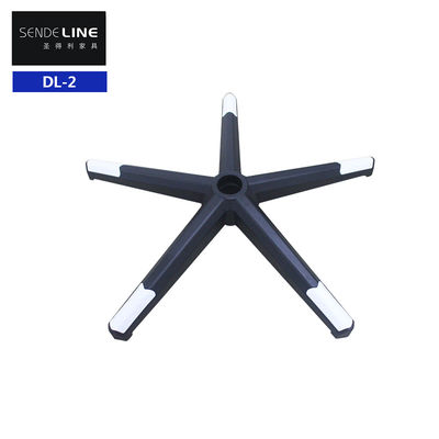 ราคาดี เก้าอี้สํานักงานไนลอนสีดํา ฐานหมุนกับการสนับสนุนลําไส้และคอสเตอร์ ออนไลน์