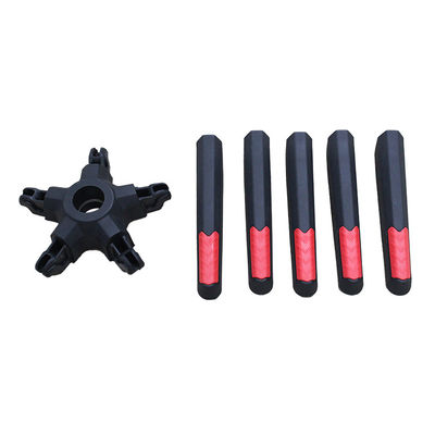 ราคาดี ขายปลีก 350 มม Radius ไนลอน โรงงานเก้าอี้พื้นหมุนกับ Caster พื้นที่การแยกขา ออนไลน์