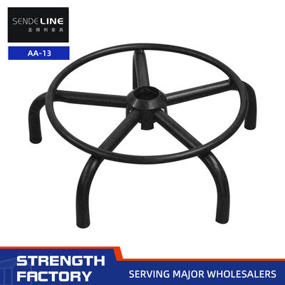 ราคาดี สเปรย์สีดํา Bar Stool อุปกรณ์เสริม 430mm ห้าดาว Foot ฐานเก้าอี้ PU ออนไลน์