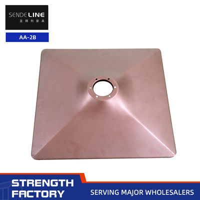 ราคาดี ตารางเย็นสี่เหลี่ยม Stamping Barber Chair Base ด้วยสีสีแดงน้ําตาลตามต้องการ ออนไลน์