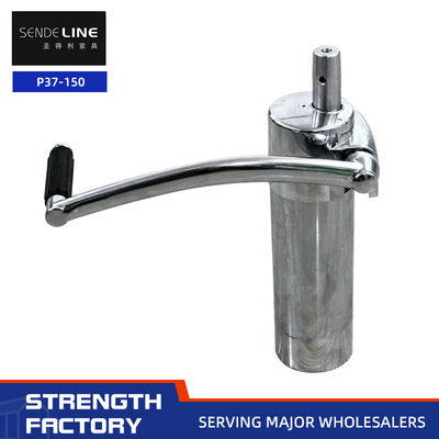 ราคาดี ฐานเก้าอี้ตัดผมมืออาชีพที่มีการบํารุงผิวเคลือบ Chrome แขนเดียว 150 การเดินทางยกปั๊มน้ํามัน ออนไลน์