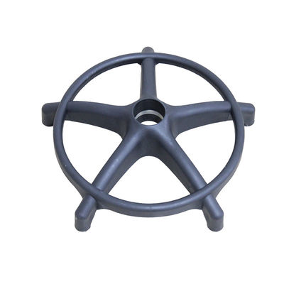 ราคาดี ขาว / สีดํา โซลสํานักงานปนูเมติก ฐานหมุนกับคาร์สเตอร์ 0.7 กิโลกรัม 105 มม ออนไลน์