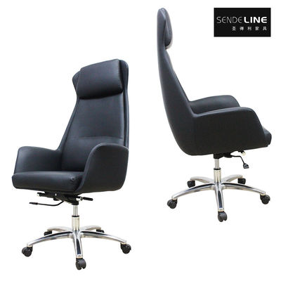 ราคาดี ชุดนางน้ําหนังสํานักงาน เก้าอี้หมุน 660 มม × 1210-1300 มม สําหรับนั่งสบาย ออนไลน์