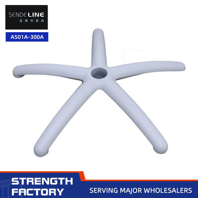 ราคาดี ฐานเก้าอี้สำนักงานปรับได้ตามหลักสรีรศาสตร์ 75 มม. พร้อมเส้นผ่านศูนย์กลาง 600 มม. และขาอะลูมิเนียมอัลลอยด์สีขาว 5 แฉก ออนไลน์