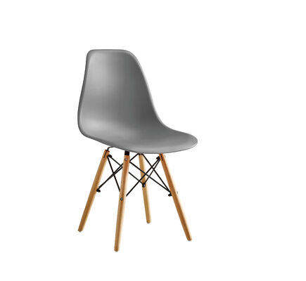 ราคาดี เก้าอี้พลาสติกโมเดิร์นสีเทา การออกแบบ ergonomic สําหรับห้องประชุมสํานักงาน ห้องอาหารและพื้นที่รอนั่ง ออนไลน์