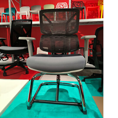 ราคาดี ที่วางแขน ใช่ เก้าอี้สำนักงานหมุนได้ เก้าอี้นั่งสบายตามหลักสรีรศาสตร์ ปรับความสูงได้ พนักพิงตาข่าย ต้องมีการประกอบ ออนไลน์