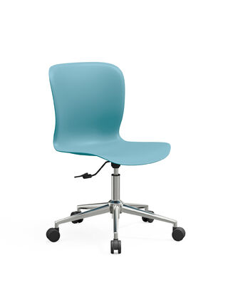 ราคาดี เก้าอี้ทานอาหารพลาสติกสไตล์โมเดิร์นฐานห้าแฉกชุบโครเมียม วางซ้อนได้ น้ำหนักเบา ทนทาน เป็นโซลูชั่นที่นั่งอเนกประสงค์ ออนไลน์